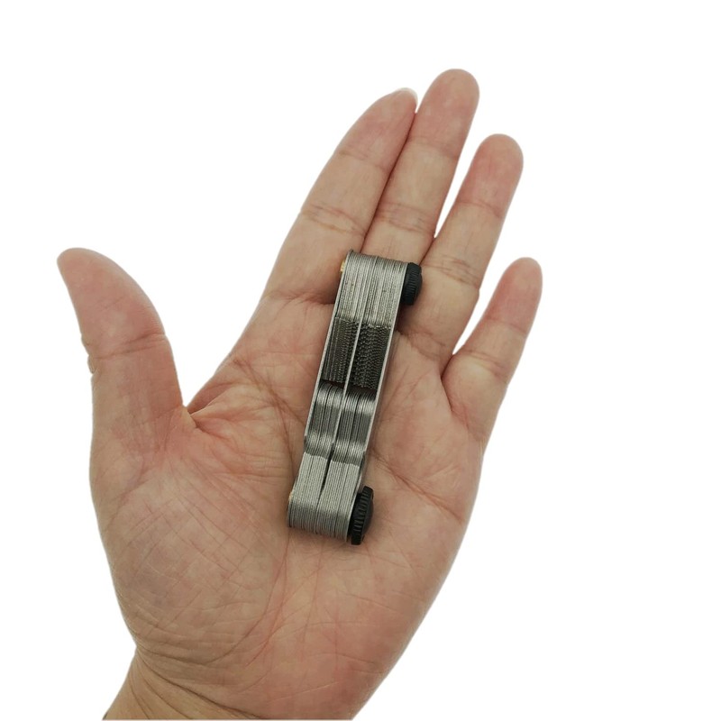 JZK Stainless steel screw thread pitch cutting gauge tool, 60