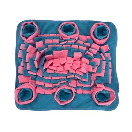 Snuffle Mat - for Dogs Pigs Rabbits or Other Small Pets - Pink and Blue
