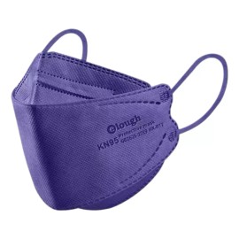 Elough 10 Pz Kn95 Mascarilla 4d Elough Azul Marino Gb2626 Reusables