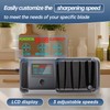5-in-1 Professional Electric Knife Sharpener with LCD Screen, 3 Rotational