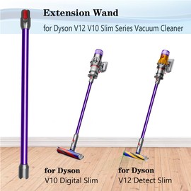 Cleptorize Replacement Extension Wand for Dyson V12 Slim Vacuum Cleaner, Quick Release Tube Attachment for Dyson V10 Digital Series, 29 in - PURPLE