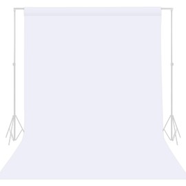 TRLYC White Photography Backdrop - 10 x 10 FT White Backdrops for Photoshoot Backdrops for Parties Curtain Photographic Studio Photo Backgrounds Background Screen Parties Curtain