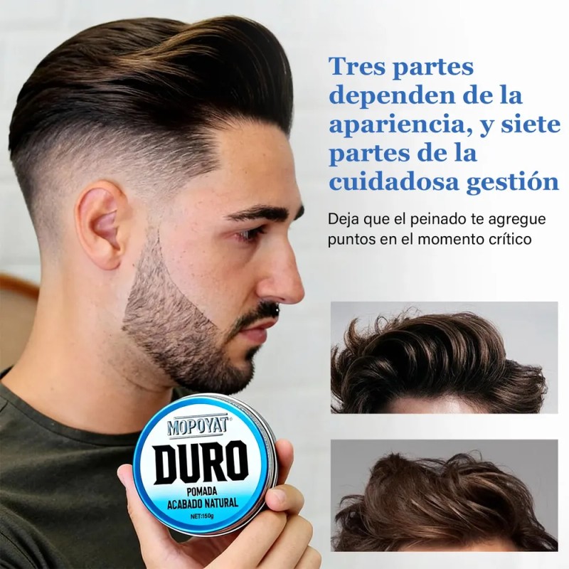 Cera Para Peinar Fijación Duradera Look Natural Anti Grasa
