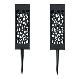 AZ-FRONT Grave Flower Stand, Plastic, Earth Stab, Set of 2