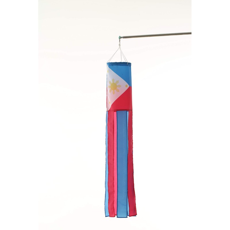 Philippines Filipino Flag WindSock 2 Pack Stripes Wind Socks For