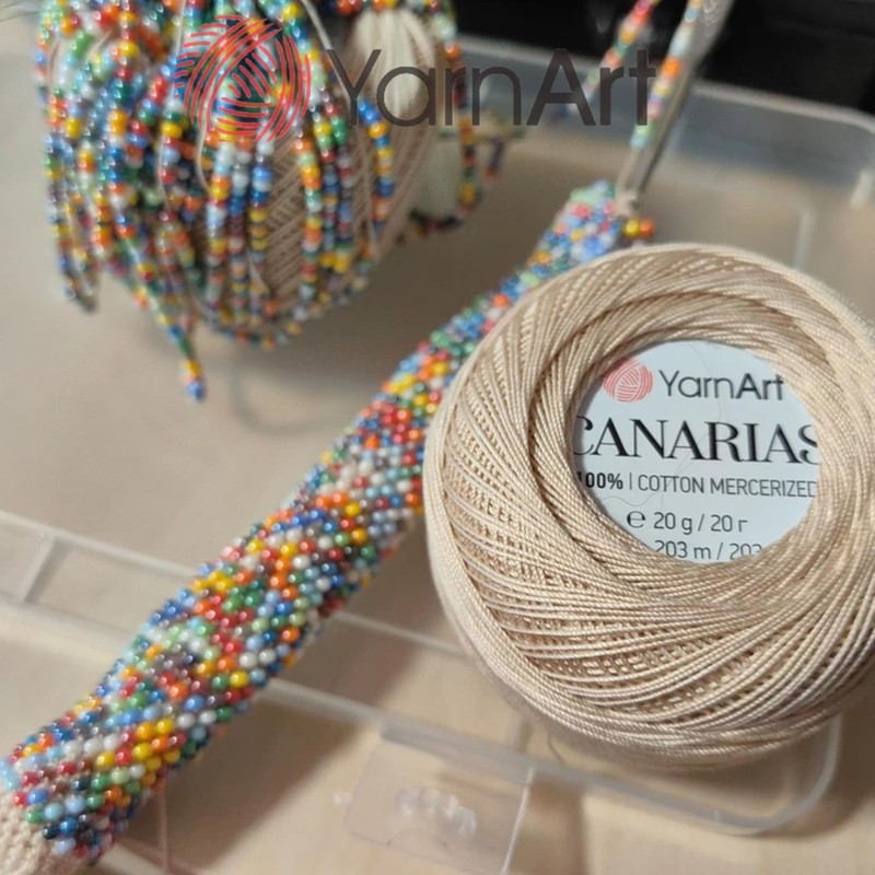 YarnArt Canarias - Hilo de ganchillo 100% algodón mercerizado –