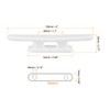 PATIKIL 4 Inch Nylon Boat Dock Cleat 2 Pack Kayak