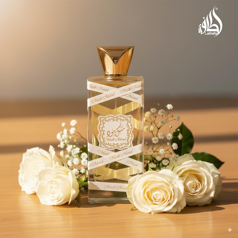 Lattafa Musk Mood for Unisex Eau de Parfum Spray, 3.4