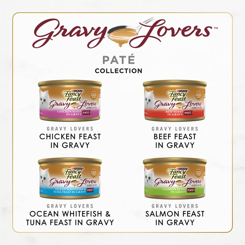 Purina Fancy Feast Gravy Lovers Variety Pack Feast Pate in