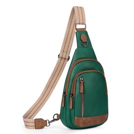 CLUCI Crossbody Bags for Women - Leather Sling Backpack for Travel