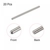 sourcing map 1x15mm Dowel Pins, 20pcs 304 Stainless Steel Round
