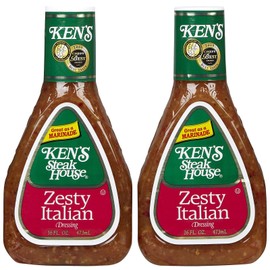 Ken's Steak House Steak House Zesty Italian Dressing, 16OZ