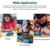 Heemol DIY Electronic Car Obstacle Avoidance Soldering Kit Ultrasonic Area