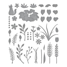 Spellbinders Builder Etched Dies from The Country Garden Collection by Annie Williams, Metal, ONE