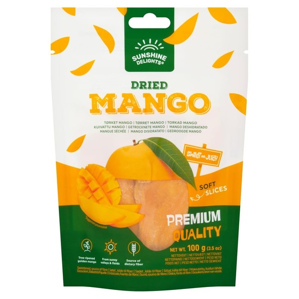 Sunshine Delights Dried Mango, 100g