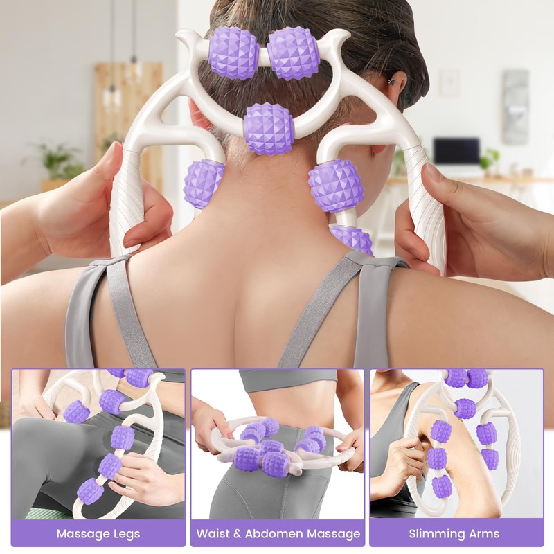 HYran Massage Roller, Massage Roller Legs, Cellulite Roller, Cellulite Massager,