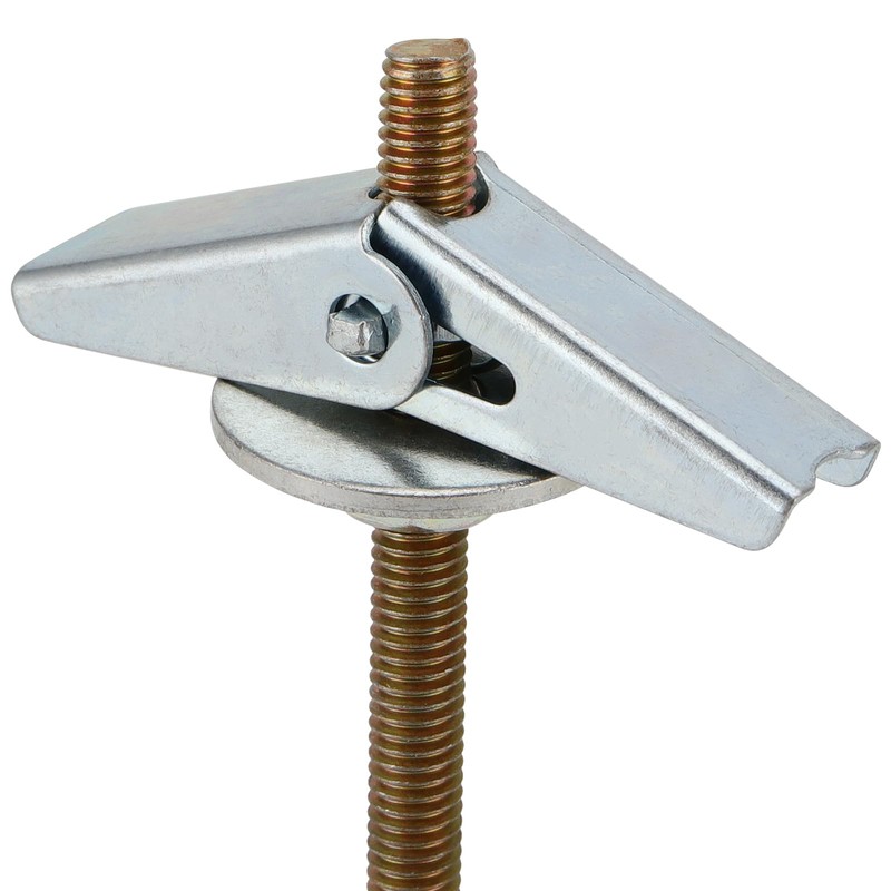 FUNSUEI 20 PCS Wing Spring Toggle Hook, M6/86mm Carbon Steel