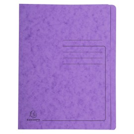 Exacompta Colorspan 39998E File Folder, Printed, 24 x 32 cm, for DIN A4, up to 350 Sheets, Pack of 1, Purple