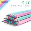 Hanffero Rainbow Pencils, Writing Drawing Pencil with Rubber, Recyclable Paper