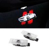2 PCS Non-Fading LED Door Logo Lights Projector Compatible for