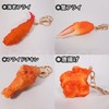 Eesu cos Food Sample Key Holder, Sushi, Fried Food, Scrolls,