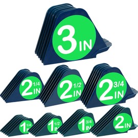 3 Inch Clipper Guards, Hair Clipper Guide Combs Premium for Wahl Clippers Mega Cutting Guides/Combs with 8 Cutting Lengths from 1.25-3 Inch (Blue, 8pcs from 1.25-3 Inch)