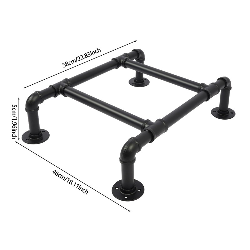 2-Step Wall/Floor Mounted Ladder – Heavy Duty Metal Bed Ladder