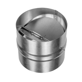 Draft Blocker 5'' Inch - Backdraft Damper - Draft Stopper - Backflow Preventer - Inline Fan Vent Deflector - One-Way Airflow Ducting - Dryer Duct Connector with Backdraught Flap