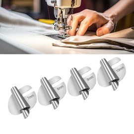 Universal Sewing Rolled Hemmer Foot - Precision Edge Stitcher-Rolled Hemmer Foot - Rolled Hem Hammer Foot for Sewing Machine (7/8/9/10MM(4Pcs))