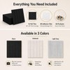 Corodo 48"x48" Large Felt Bulletin Board Tiles for Wall, 16