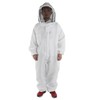 Professional Beekeeping Protective Full Body Jacket Smock Suit with Veil