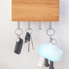 VIDETOL 200 Pcs Key Rings, 30mm Key Ring Hoop, Metal