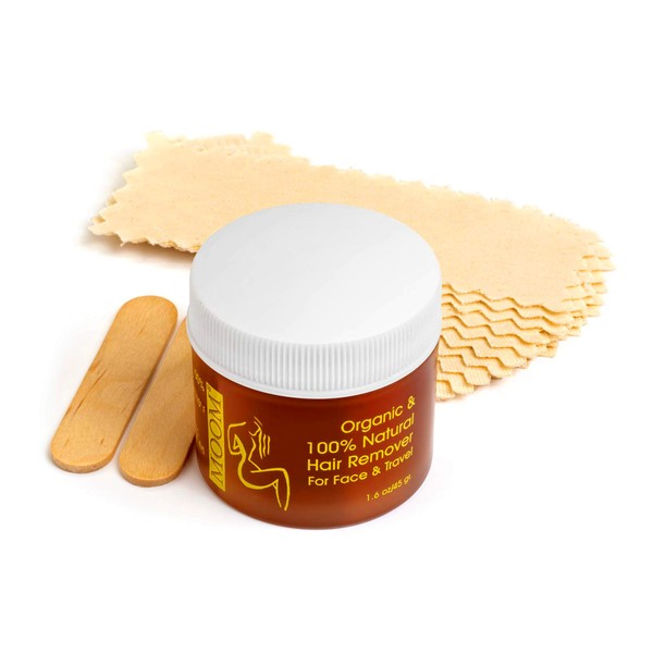 MOOM MOOM - Facial Sugaring Wax Travel Kit, Hair Removal