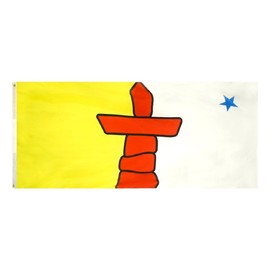 Annin Flagmakers 220230 Nyl-Glo Nunavut Flag-3 ft. X 6 ft.