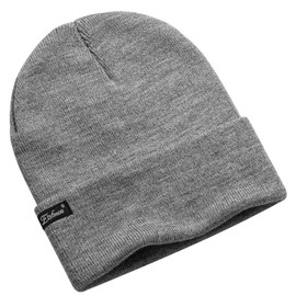 Etsfmoa Unisex Knit Beanie Winter Hats Gifts for Men and Women,Soft Warm Cuffed Knitted Caps Grey