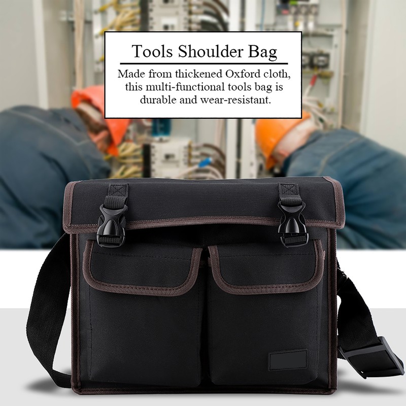 Thickened Oxford Cloth Tools Shoulder Bag Holder Organizer for Electrician