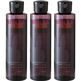 BELTA Baby Lotion, 3 Bottles x 5.5 fl oz (140 ml), Surfactant-free, Additive-Free, Moisturizing, Organic Oil, Natural Aroma Scent
