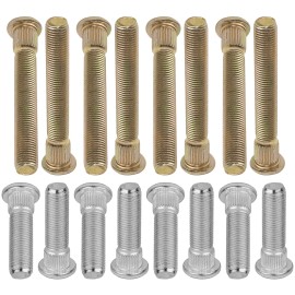 Polaris 16 Studs Front Rear Wheel Hub Studs for Polaris RZR S 800 EFI 2009 2010 - 2014