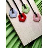 OJERRY Kawaii Cool Red Flower Cord Necklace Cute Coolest Accessories