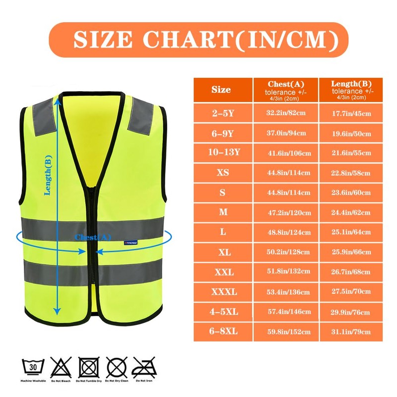 AYKRM Horse Riding, Unisex, High Visibility Vest, Men's Reflective Vest,