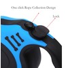 Retractable Dog Leashe, 16 Feet Blue Automatic Dog Walking Rope