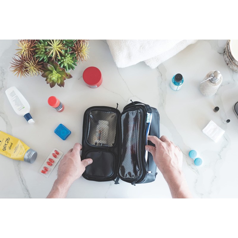 Gomatic Toiletry Wash Bag for Travel, Waterproof Storage Case for