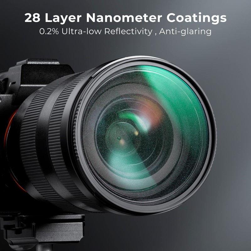 K&F Concept 62mm Shimmer Diffusion 1 Filter Glimmer Effect Multi