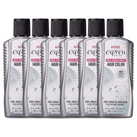 Kiss Express Color #K00 Semi-Permanent Crystal Clear 3.5oz (6 Pack)