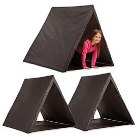 Bulk Black Sleepover Tent Kit, 3 Piece