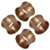 "SARO LIFESTYLE Collection Hammered Napkin Rings (Set of 4), Diameter:
