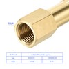 M METERXITY 2 Pack Extension Connector Pipe Fitting - Brass