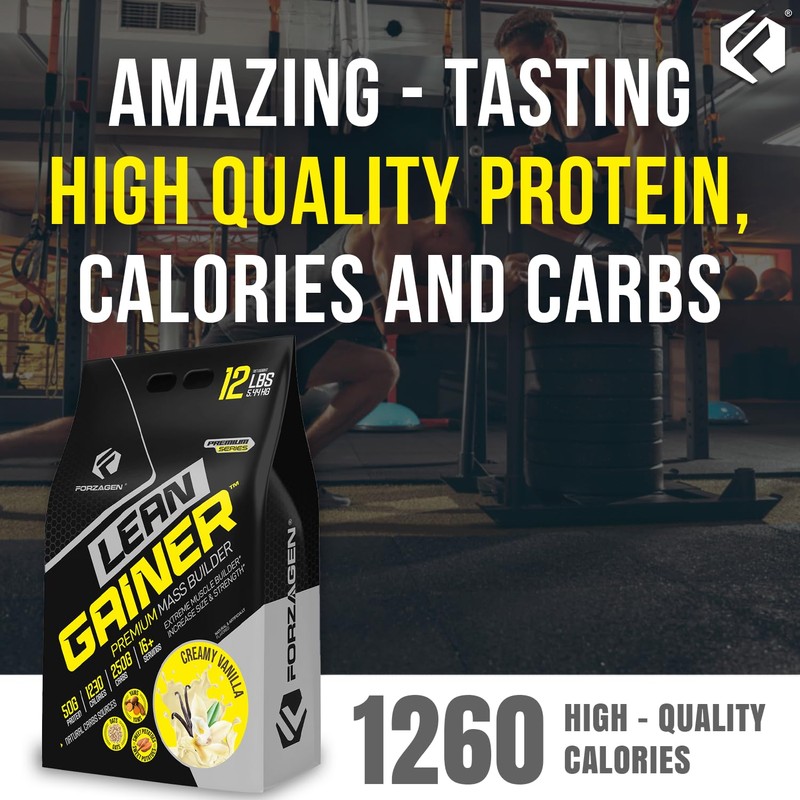 Forzagen Lean Gainer Premium Mass Builder | Mass Gainer Protein