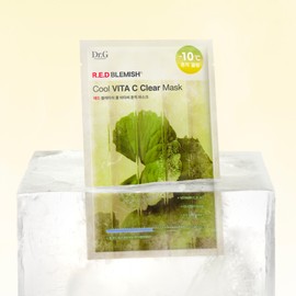 Dr.G Red Blemish Cool Vita C Trace Mask 30gx10 sheets / 닥터지 레드 블레미쉬 쿨 비타씨 흔적 마스크 30gx10매