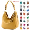 modamoda de T200 Women's Leather Shoulder Bag Handbag, Handmade in